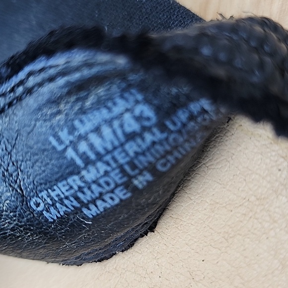 Lucky Brand Minjah Espadrille Jute-Wrapped Wedge Sandal Latte Black Platforms 11 - Picture 8 of 11